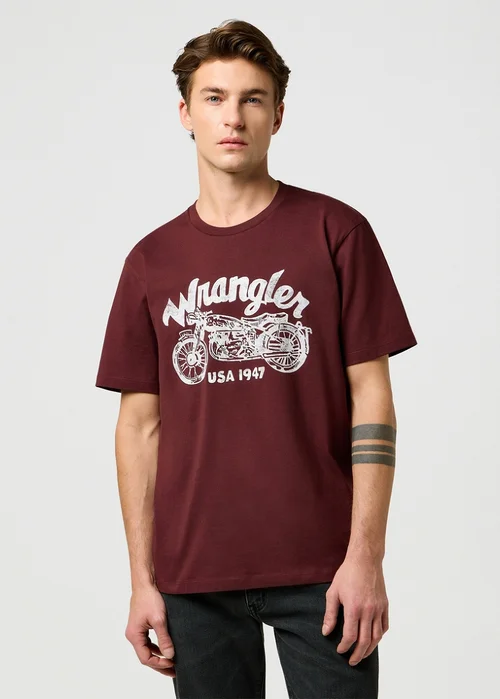 Wrangler Americana Tee Decadent Chocolate
