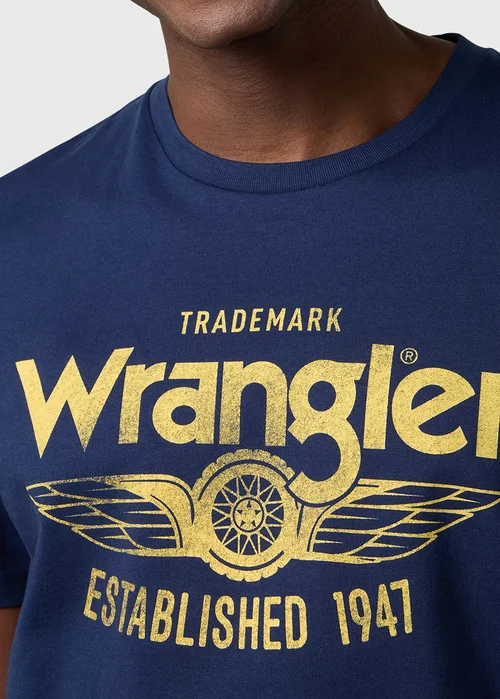 Wrangler Americana Tee Navy 11237