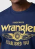 Wrangler Americana Tee Navy 11237