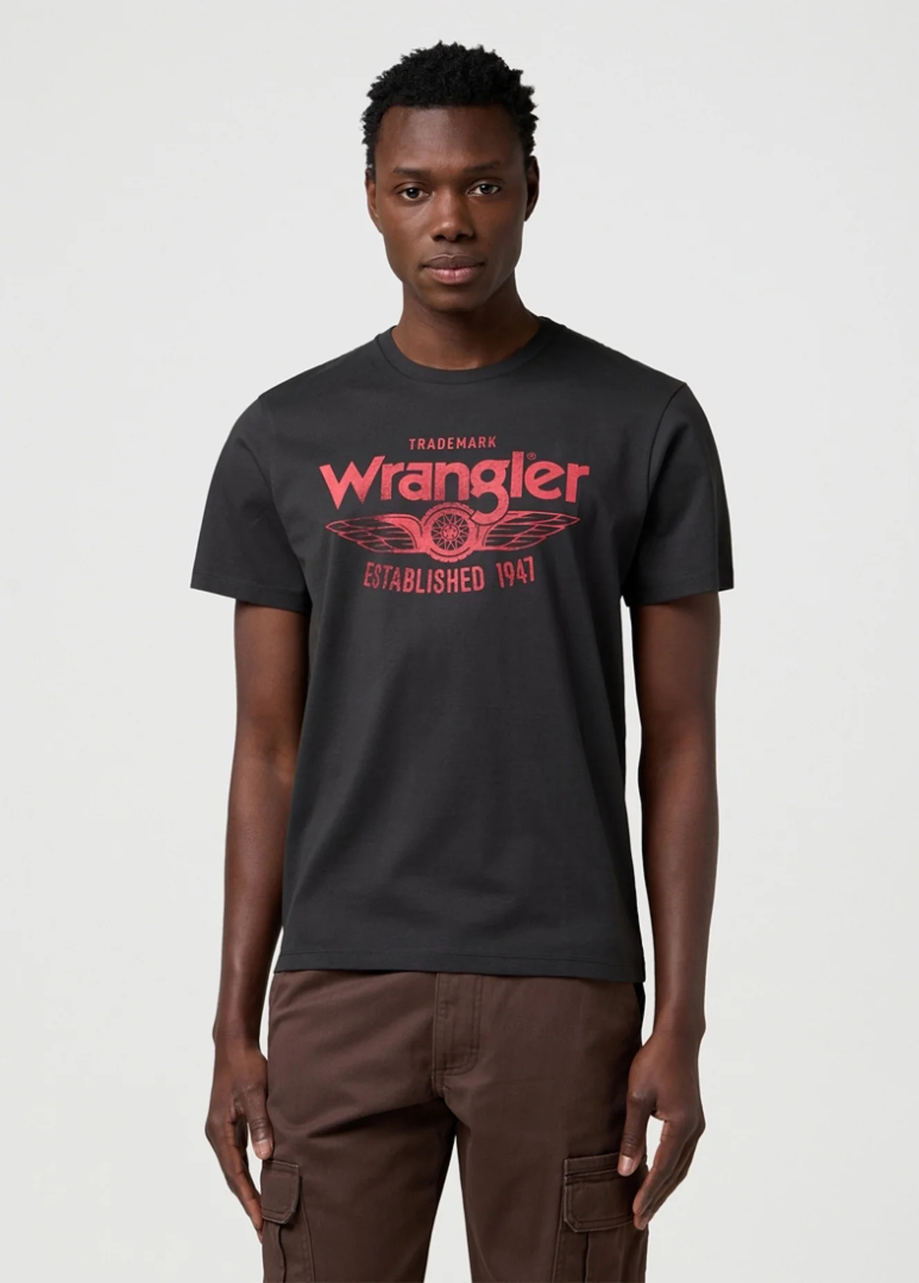 Wrangler Americana Tee Faded Black 11237