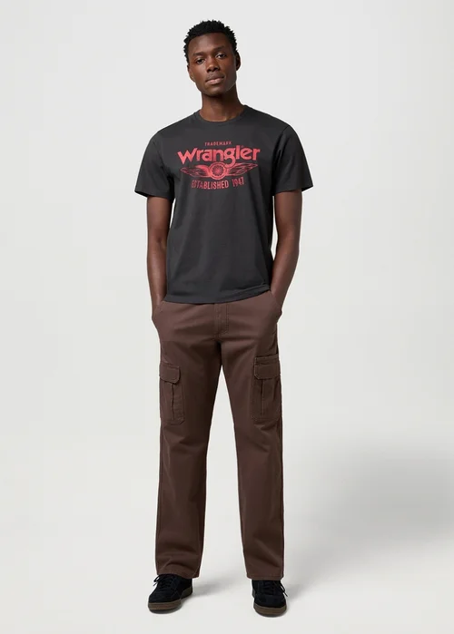 Wrangler Americana Tee Faded Black 11237