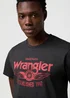 Wrangler Americana Tee Faded Black 11237