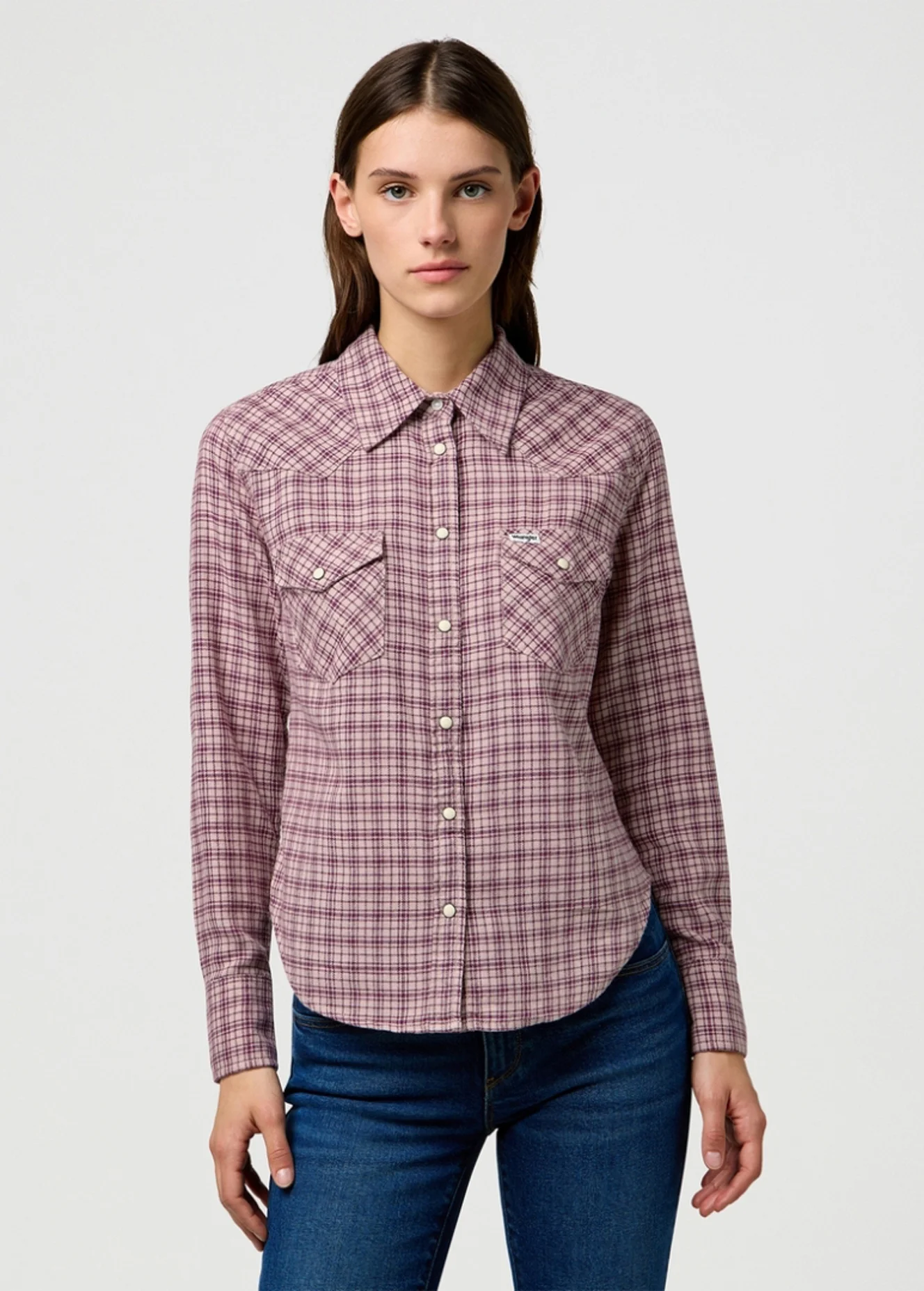 Wrangler Western Shirt Italian Plum