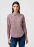 Wrangler Western Shirt Italian Plum