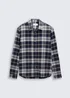 Tom Tailor Relaxed Fit Shirt With Checked Pattern Navy Check