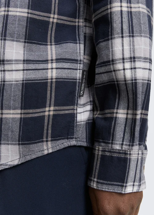 Tom Tailor Relaxed Fit Shirt With Checked Pattern Navy Check