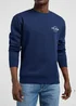 Lee Small Logo Crew Sweatshirt True Navy