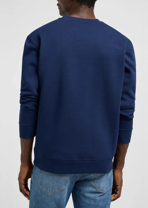 Lee Small Logo Crew Sweatshirt True Navy