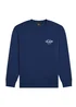 Lee Small Logo Crew Sweatshirt True Navy