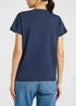 Lee V Neck Tee Mood Indigo