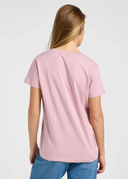 Lee V Neck Tee Pretty Plum