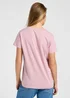 Lee V Neck Tee Pretty Plum