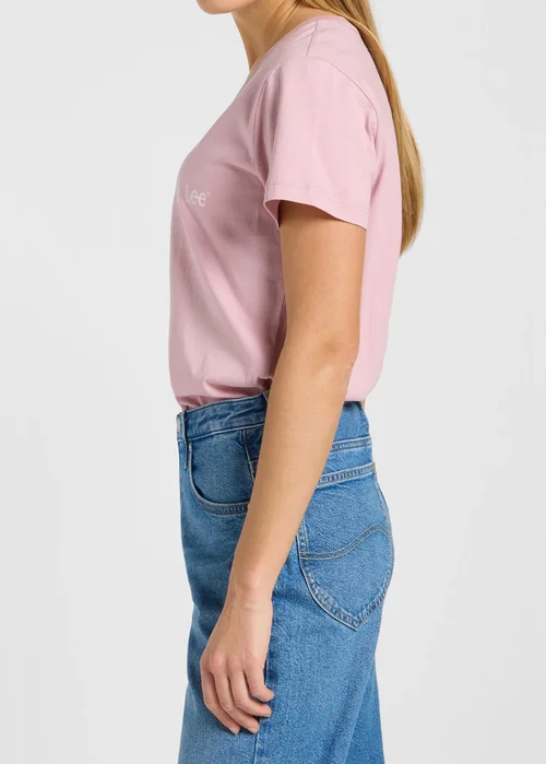 Lee V Neck Tee Pretty Plum