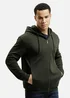 Cross Jeans Sweatshirt Hoodie Dark Green 387