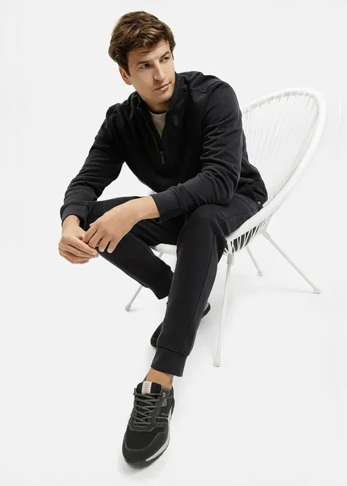 Cross Jeans Halfzip Sweatshirt Dark Navy 310