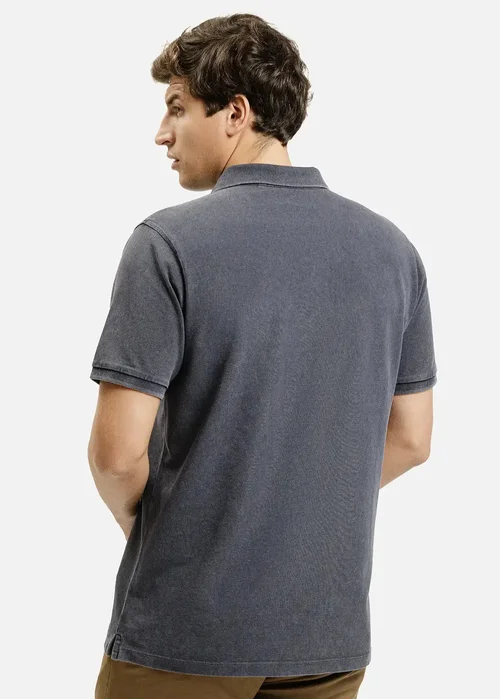 Cross Jeans Polo T Shirt Petrol 462