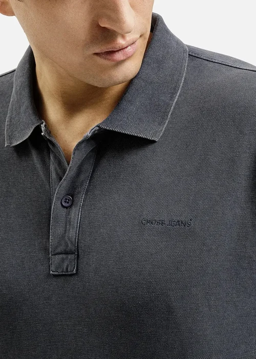 Cross Jeans Polo T Shirt Petrol 462