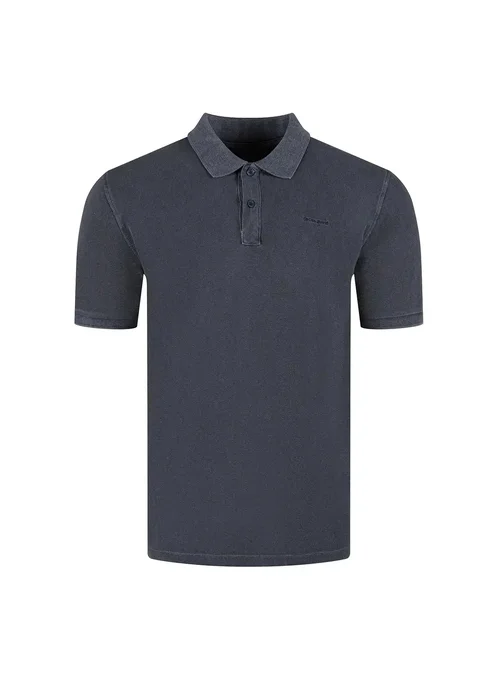 Cross Jeans Polo T Shirt Petrol 462