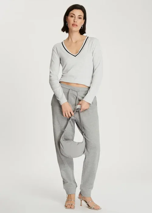 Szara Koszulka Z Dugim Rkawem Cross Jeans