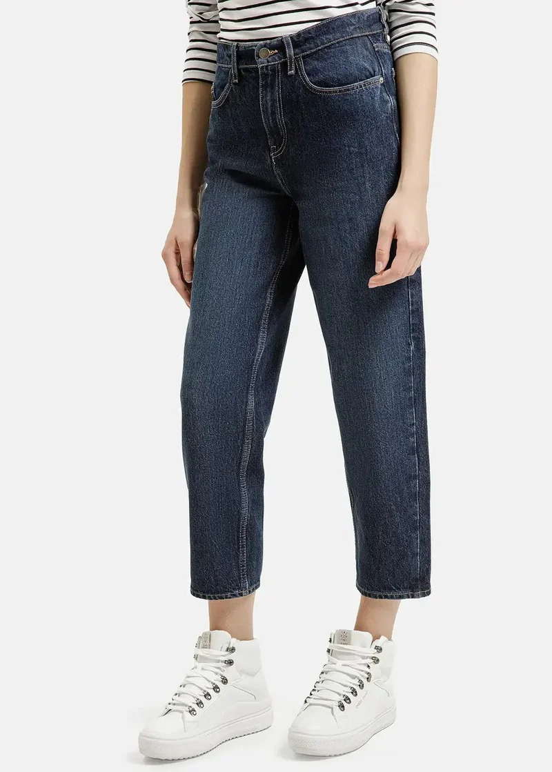 Ciemnoniebieskie Dinsy 78 Cross Jeans