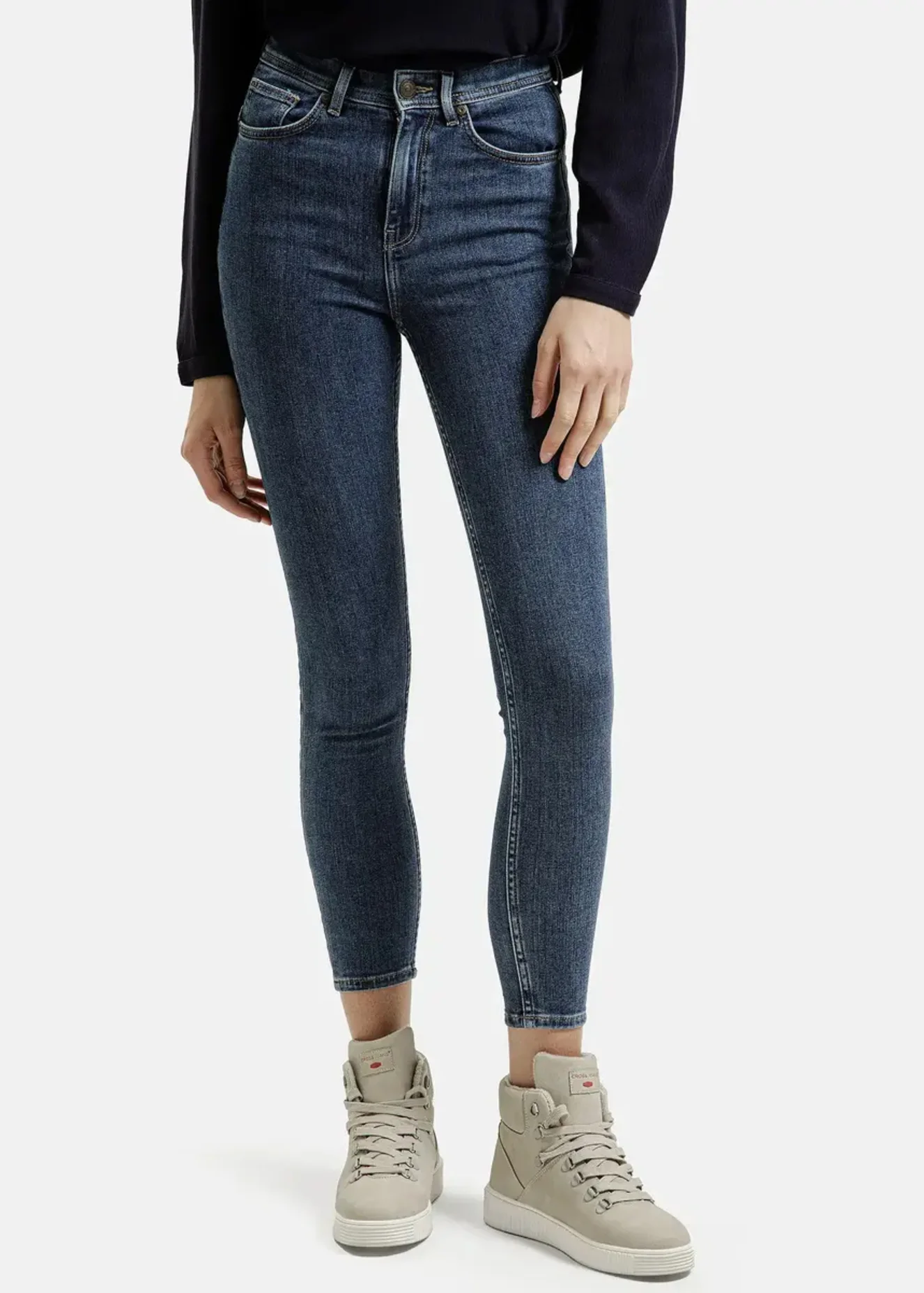 Cross Jeans Super Skinny Judy Dark Mid Blue