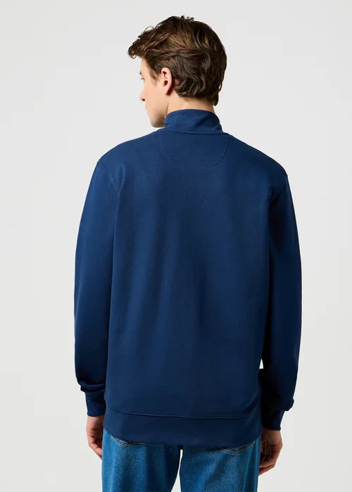 Wrangler Funnel Neck Zip Navy