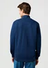 Wrangler Funnel Neck Zip Navy
