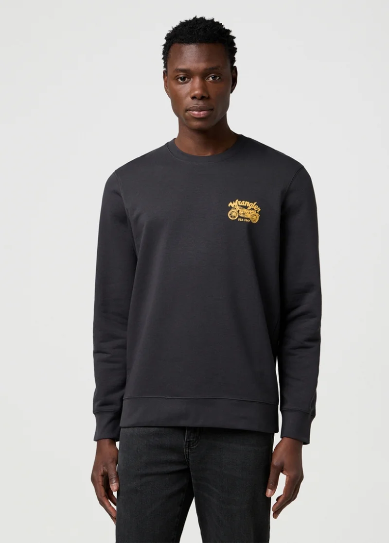 Wrangler Americana Crew Faded Black