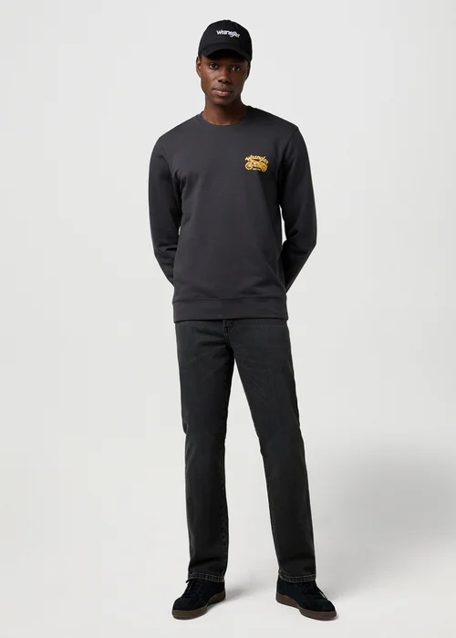 Wrangler Americana Crew Faded Black