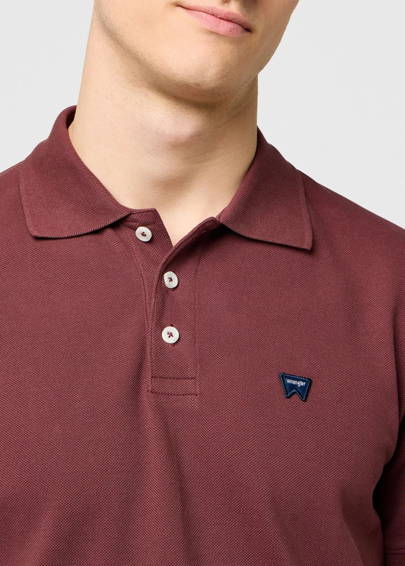 Wrangler Polo Shirt Decadent Chocolate