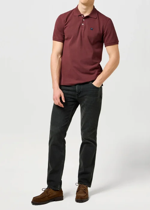 Wrangler Polo Shirt Decadent Chocolate