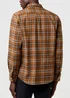 Wrangler One Pocket Shirt Brown Black Check