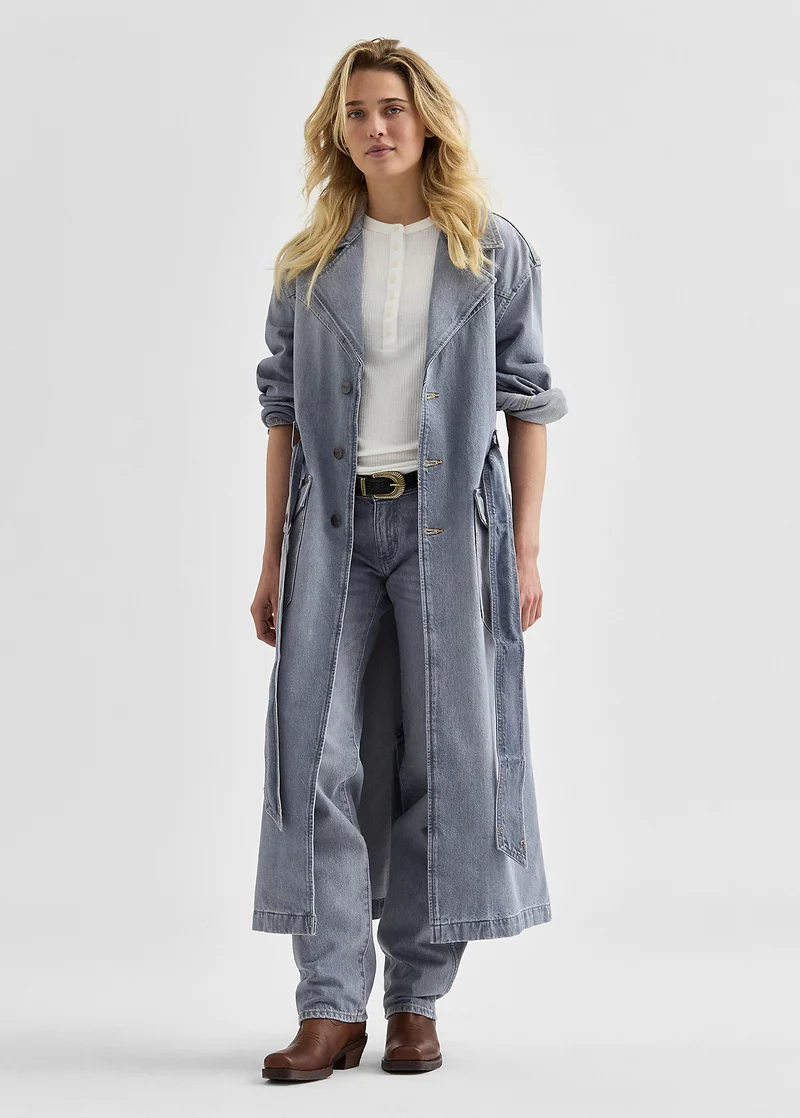 Wrangler Denim Trench Haute Haze