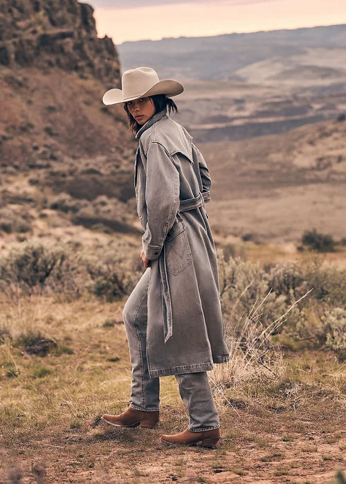 Wrangler Denim Trench Haute Haze