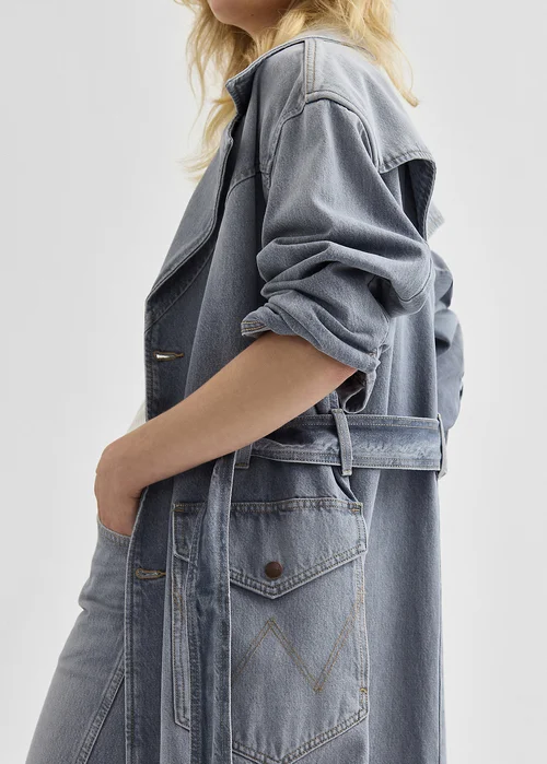 Wrangler Denim Trench Haute Haze