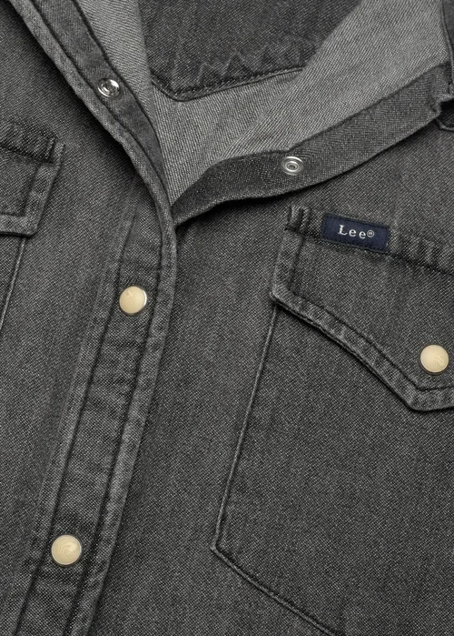 Lee Regular Western Shirt Asphalt Black