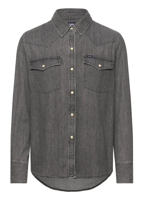 Lee Regular Western Shirt Asphalt Black