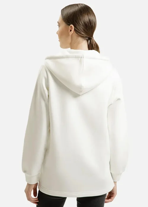 Cross Jeans Hoodie Sweatshirt Ecru