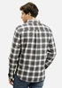 Cross Jeans Shirt White Blue Check