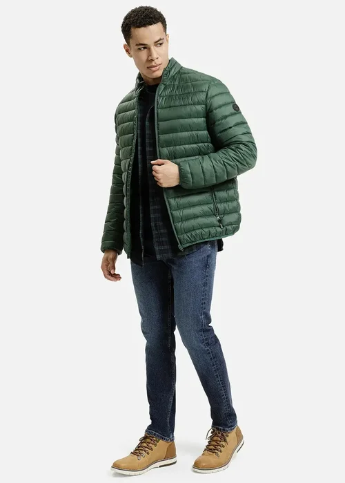 Koszula Cross Jeans W Ciemnozielon Krat