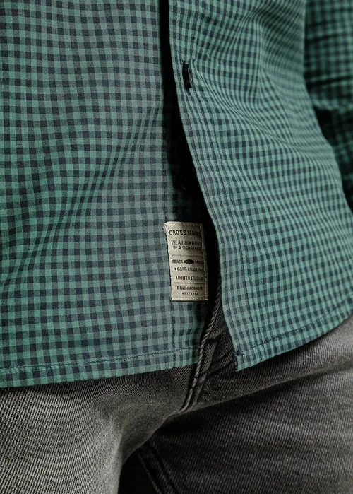 Mska Koszula W Kratk Cross Jeans