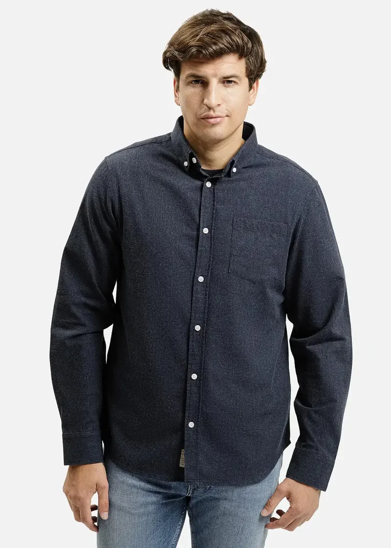 Ciemnogranatowa Mska Koszula Cross Jeans