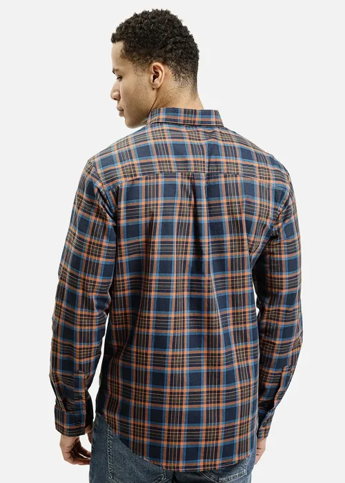 Koszula W Krat Cross Jeans W Kolorze Navy Check