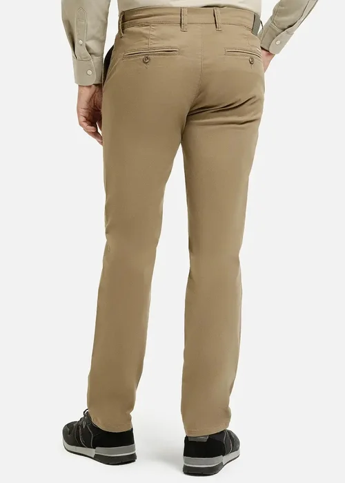 Jasnobrzowe Spodnie Chino Cross Jeans