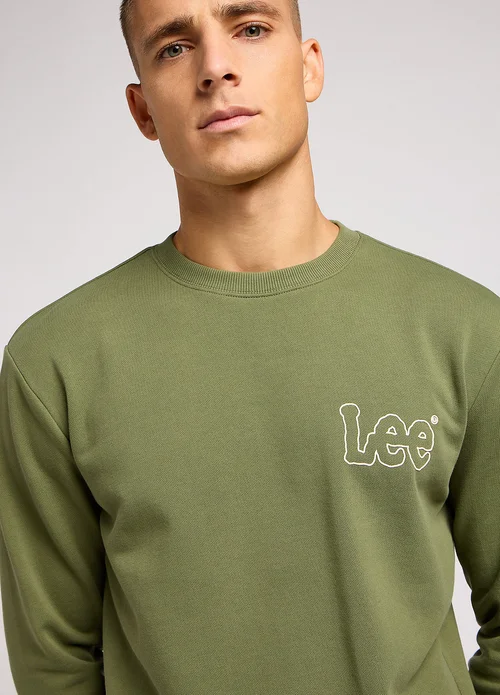 Lee Woobly Sweatshirt Olive Grove