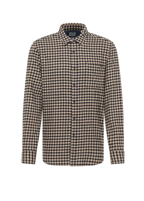 Mustang Eastbridge Brushed Twill Mini Check Black