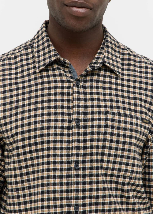 Mustang Eastbridge Brushed Twill Mini Check Black