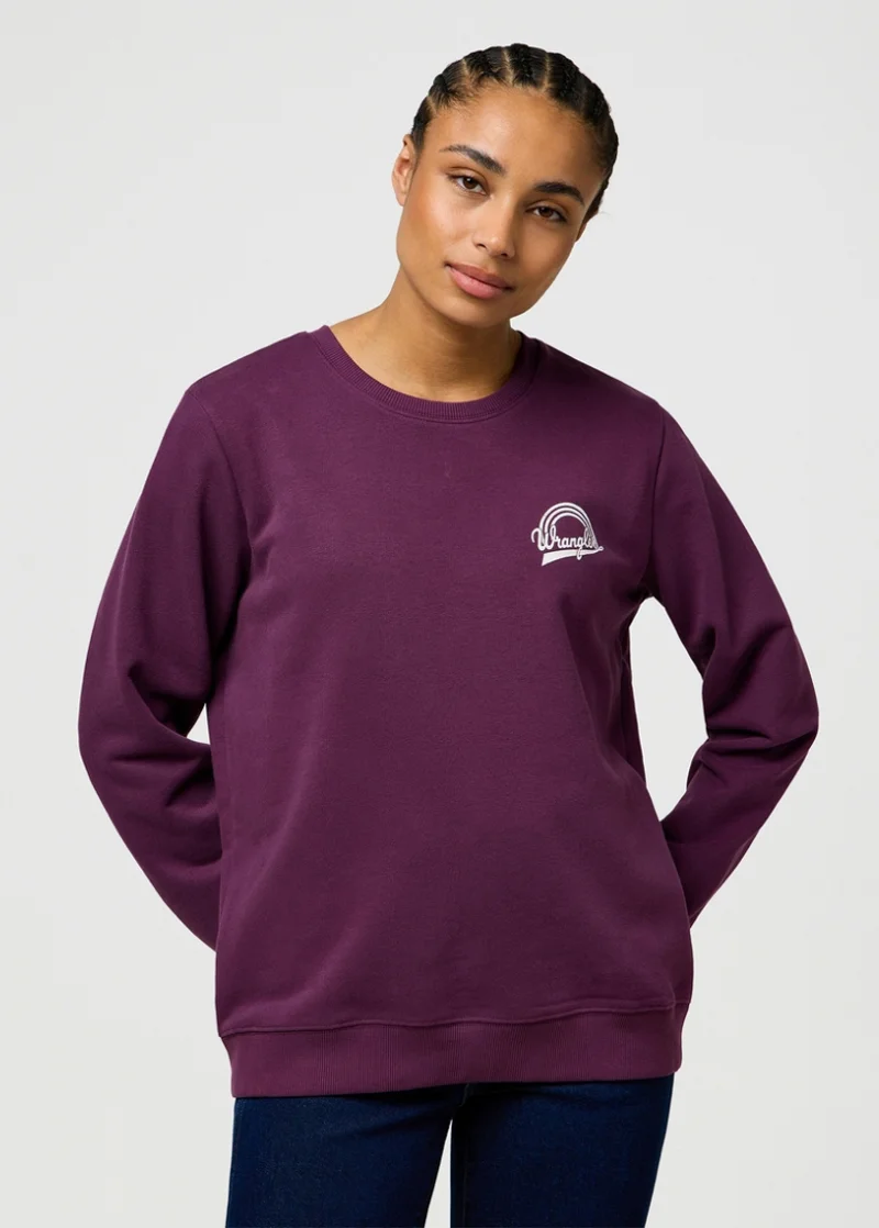 Wrangler Regular Sweat Italian Plum