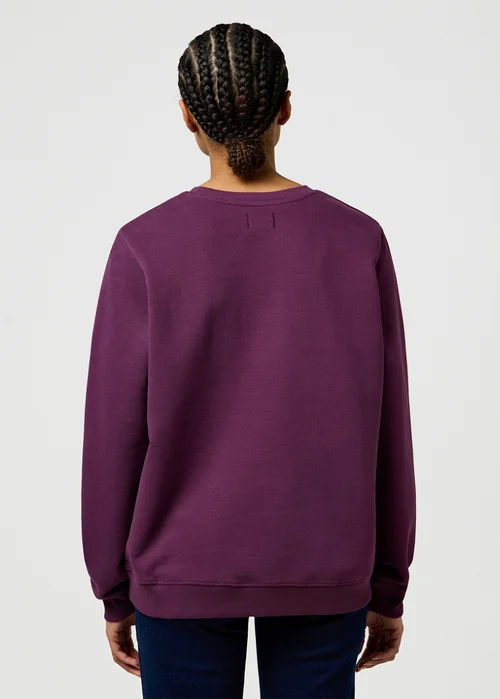 Wrangler Regular Sweat Italian Plum