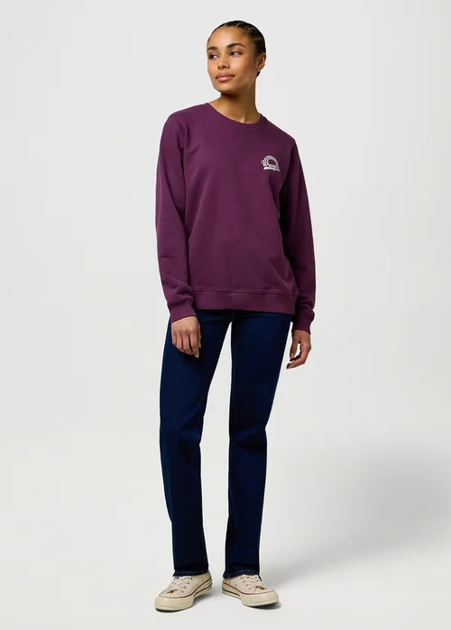 Wrangler Regular Sweat Italian Plum